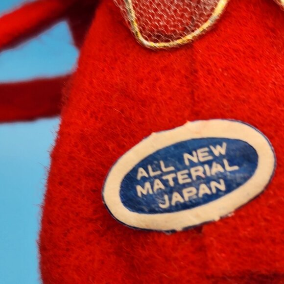 Vintage 1950s Red Hair Pixie Angel Japan Knee Hugger Felt Tulle Wings Ornament - Picture 7 of 8